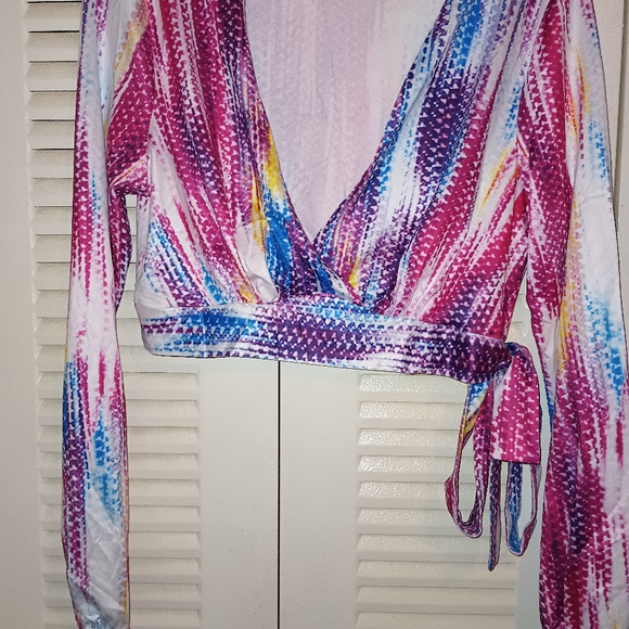 Nwot 2pc DAWN PANER Tie Dye Skirt Set (M) - Picture 2 of 6